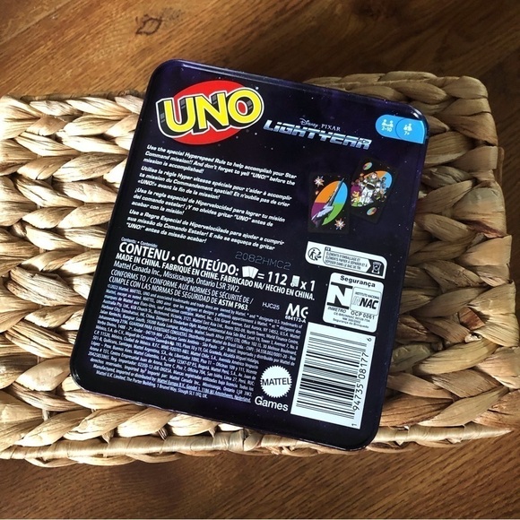 Mattel Uno: Disney: Lightyear tin Card Game - Picture 2 of 2